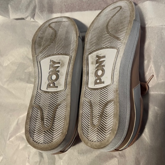 EUC Pony Classic Low Sneakers Metallic Rose Gold Size 9 - Picture 4 of 7